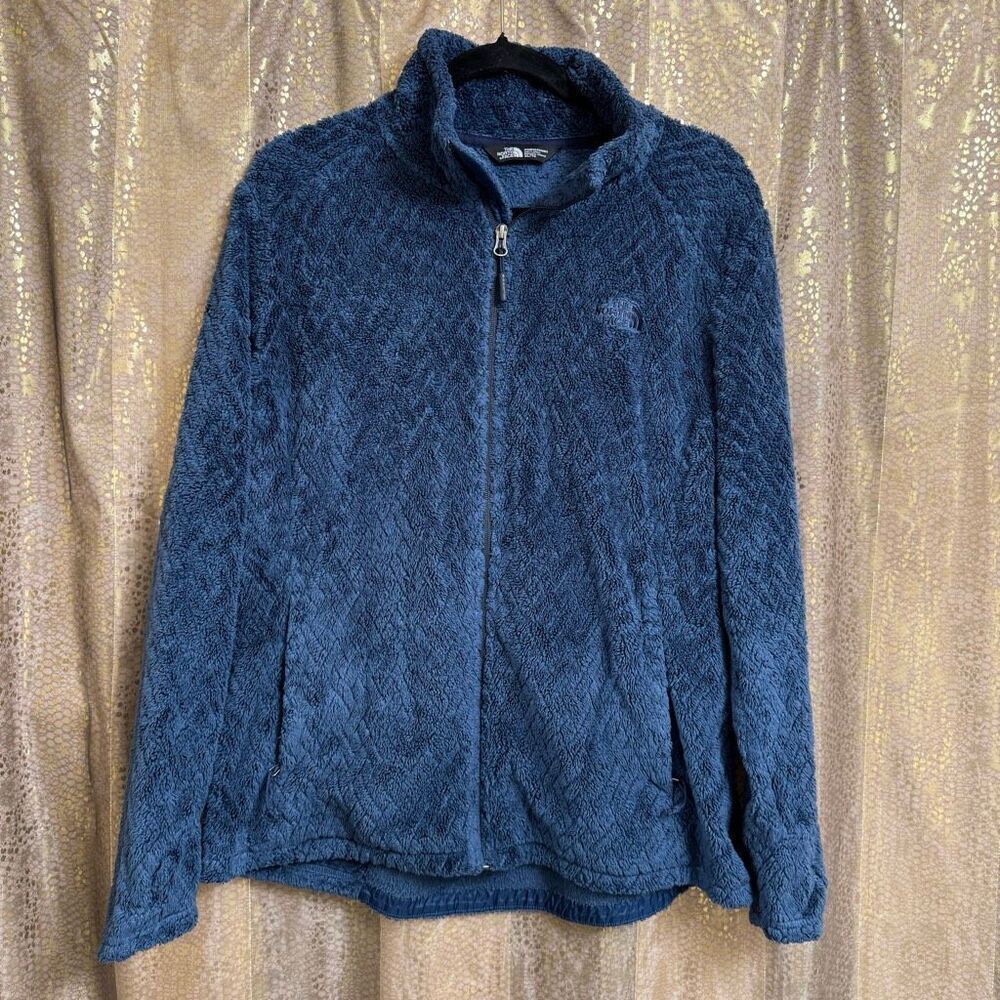 The North Face Women's Navy Blue Novelty Quilted Osito Jacket XL